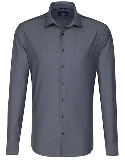 Seidensticker Herren Langarmhemd Regular Fit – 100% Baumwolle, Bügelleicht, Mit Weitenverstellbaren Manschetten